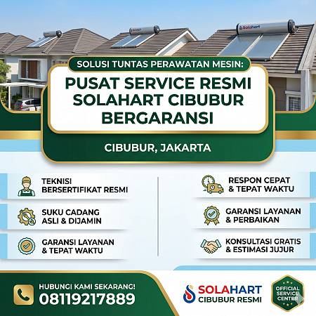 Solusi Tuntas Perawatan Mesin: Pusat Service Resmi Solahart Cibubur Bergaransi