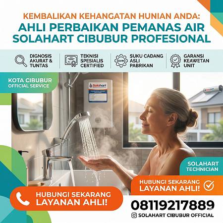 Kembalikan Kehangatan Hunian Anda: Ahli Perbaikan Pemanas Air Solahart Cibubur Profesional